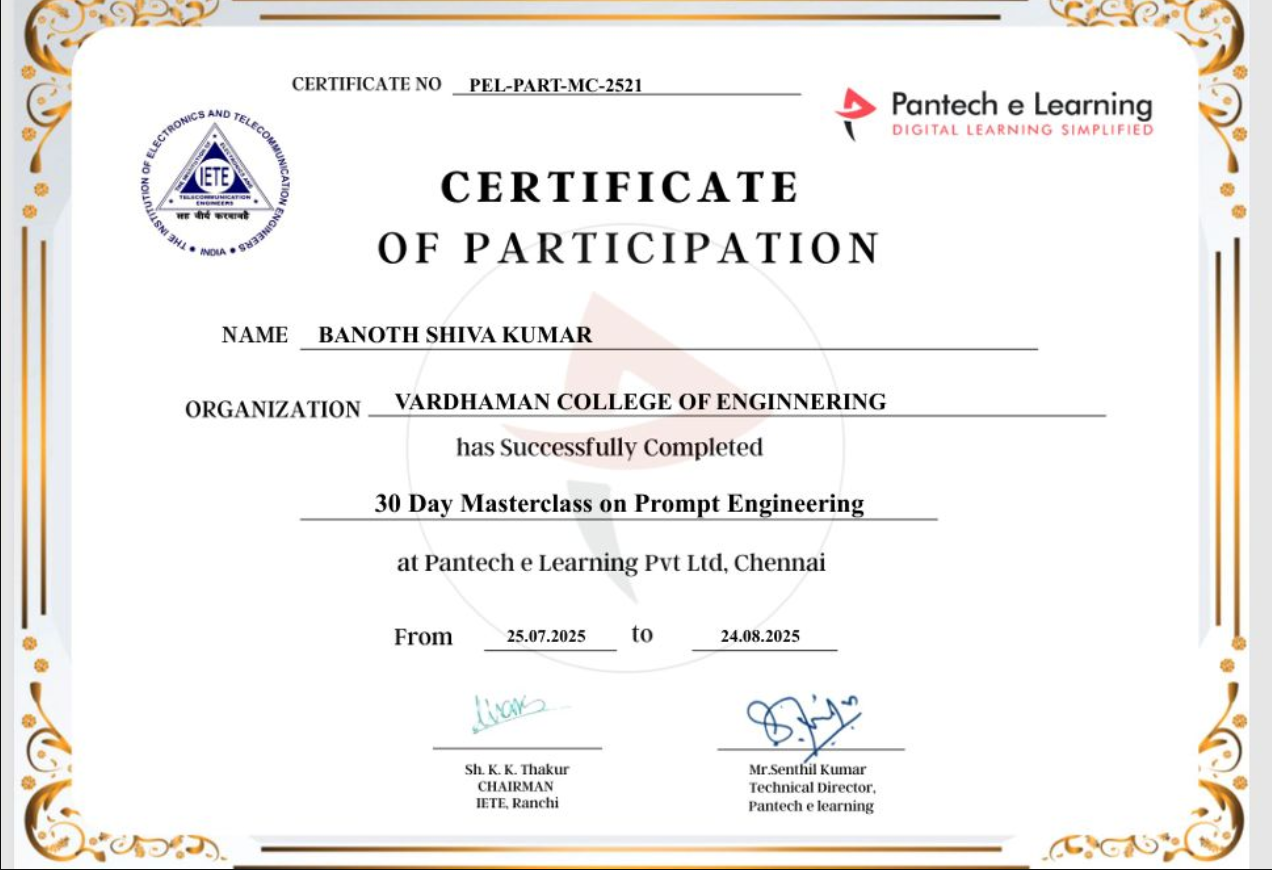 Certificate 3